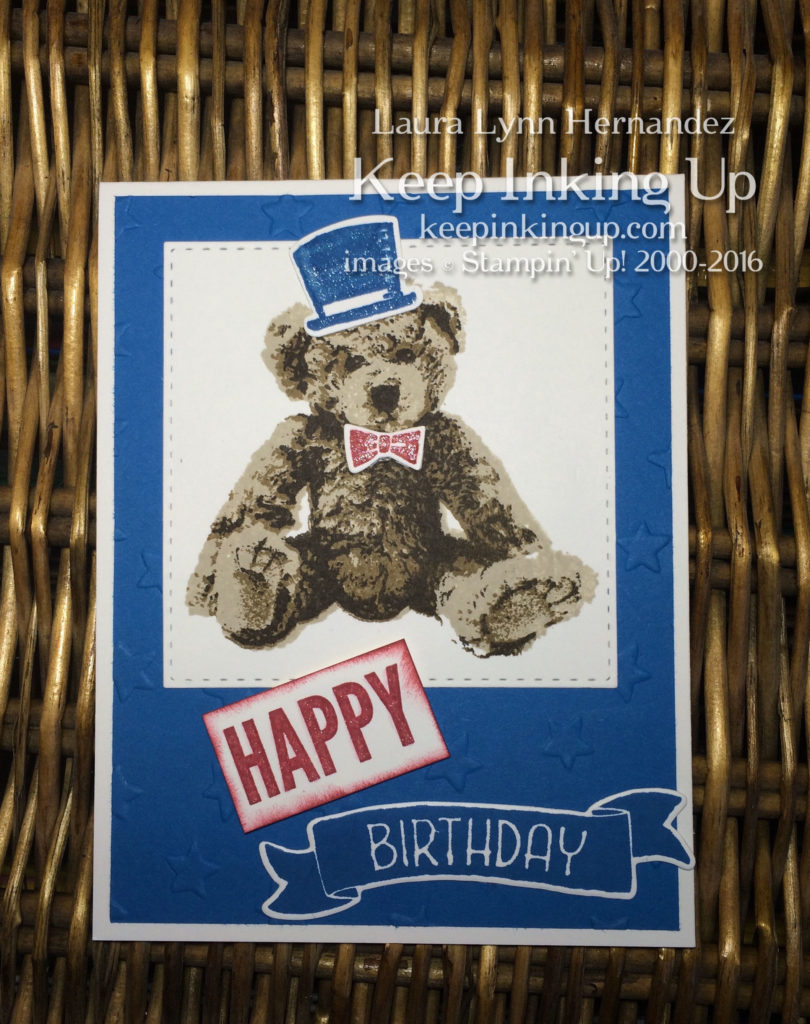 patriotic birthday bear