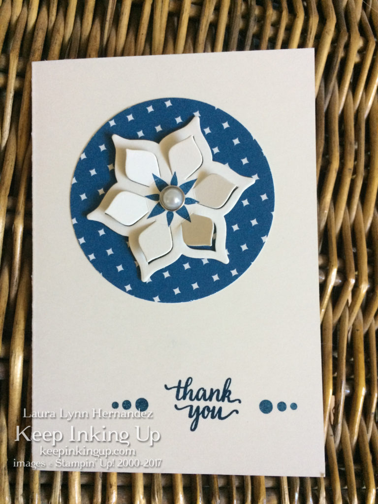Thank you notecard using the Eastern Palace bundle by Keep Inking Up