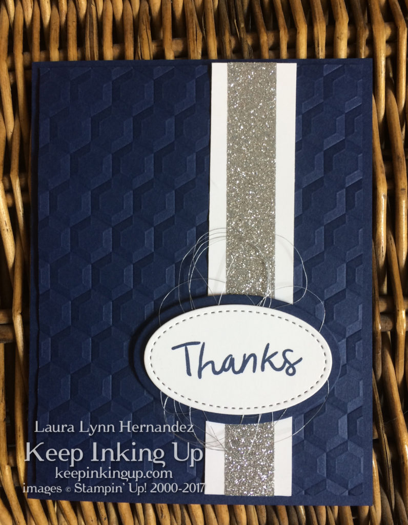 Masculine thank you card by Keep Inking Up