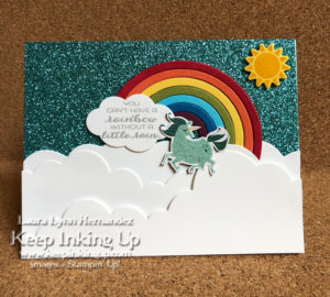 rainbow card by Keep Inking Up for a 9 yr old with cancer