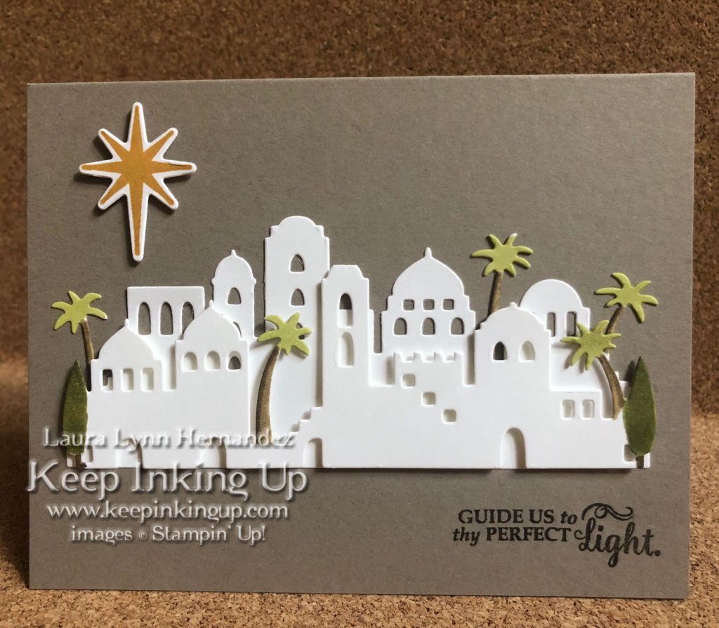 Bethlehem Edgelits Dies Christmas card by Keep Inking Up