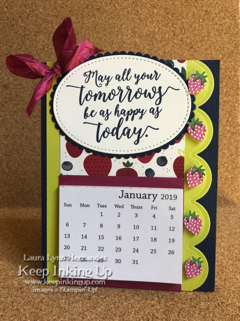 2019 easel calendar by Keep Inking Up