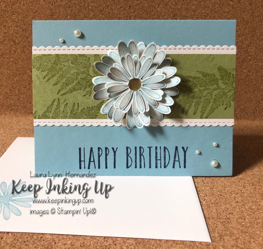 Birthday card by Keep Inking Up using the Daisy Lane bundle