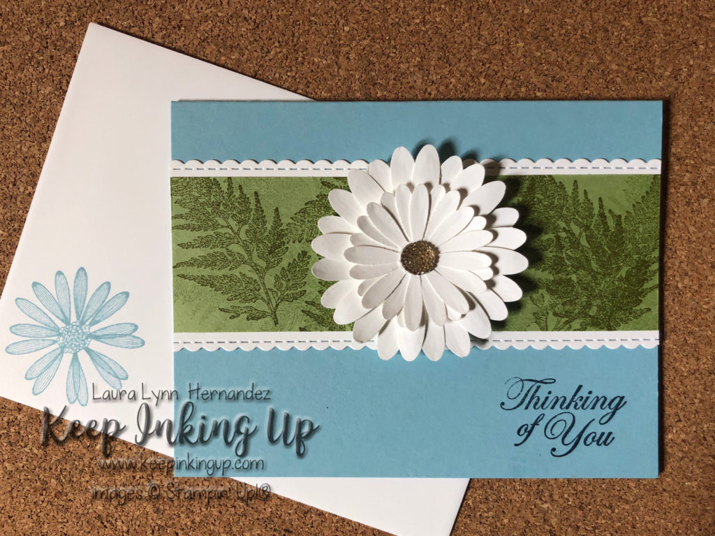 Thinking of You card by Keep Inking Up using the Daisy Lane bundle